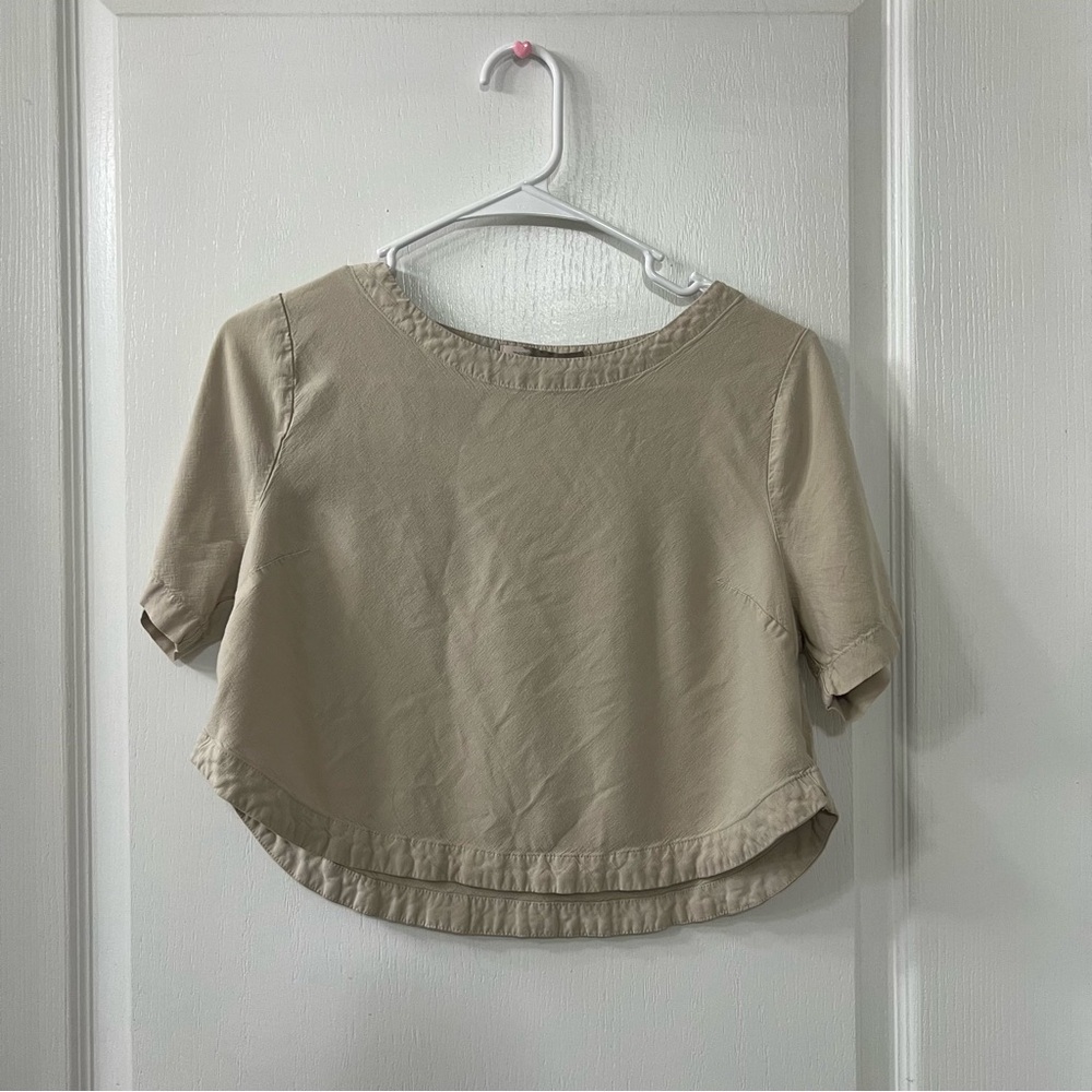 Forever 21 Beige Crop Top